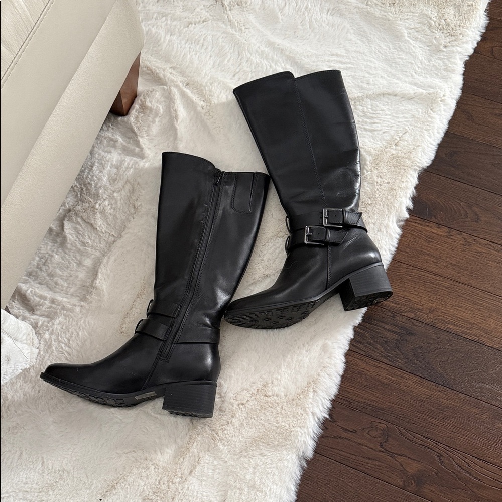 Naturalizer Black Heeled Boots